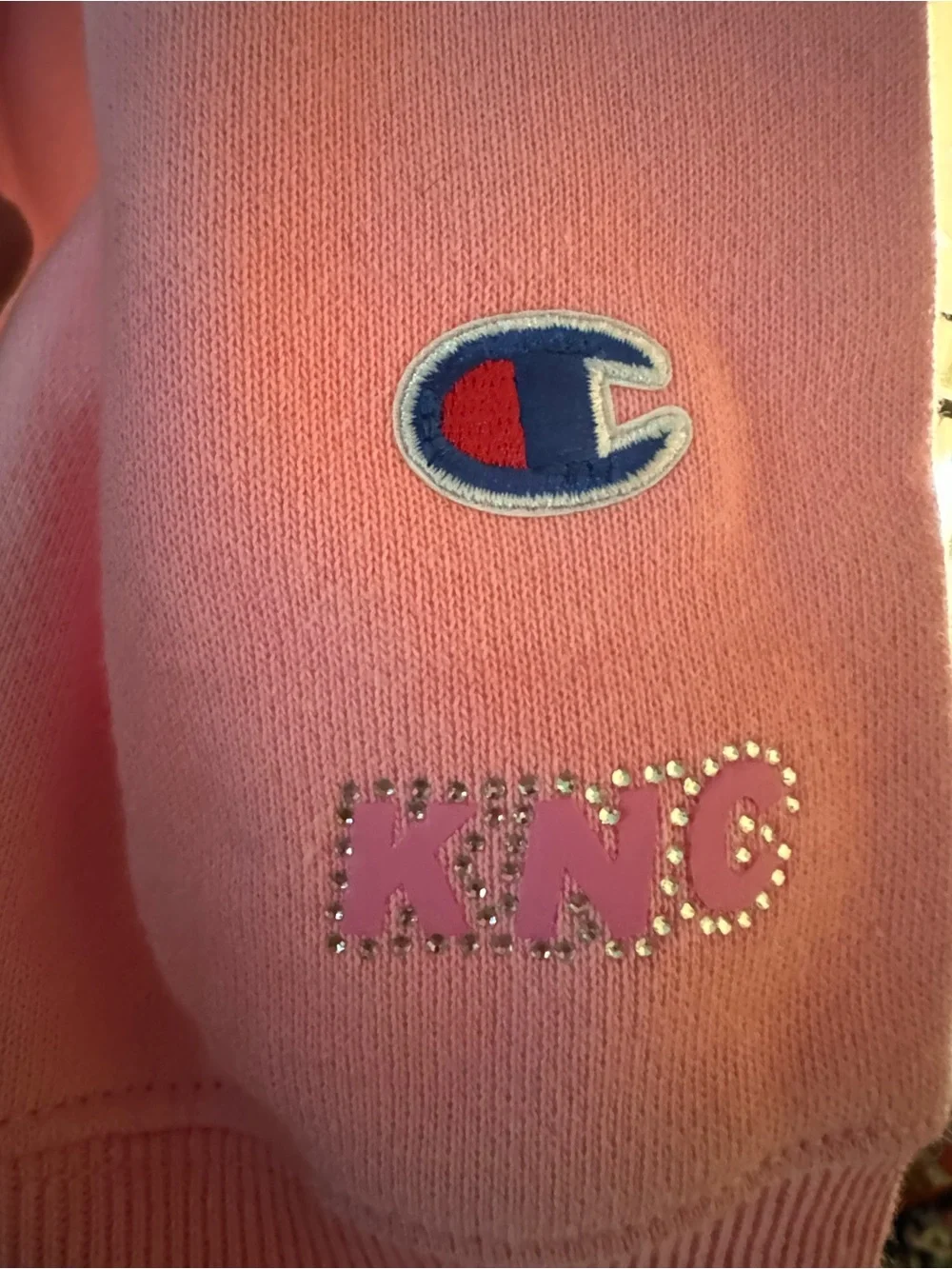KNC Champion Collection Pink Crewneck Sweatshirt - Women's Size Small